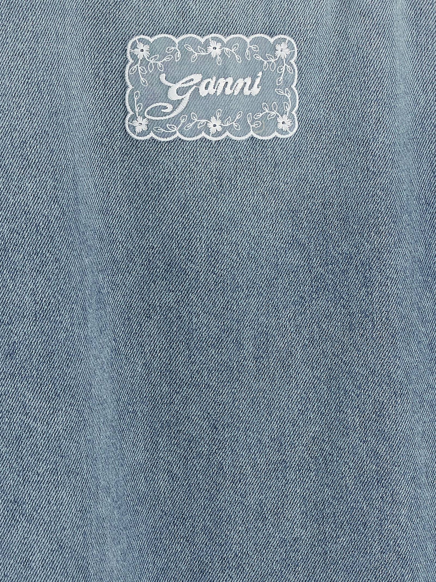 Ganni Denim Dress Light blue