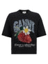 Ganni Strawberry Sweater Black