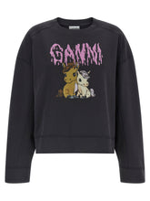 Ganni Isoli Sweatshirt Black