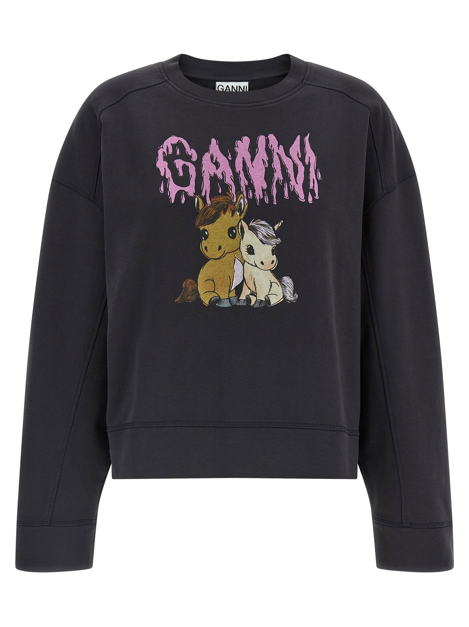 Ganni Isoli Sweatshirt Black