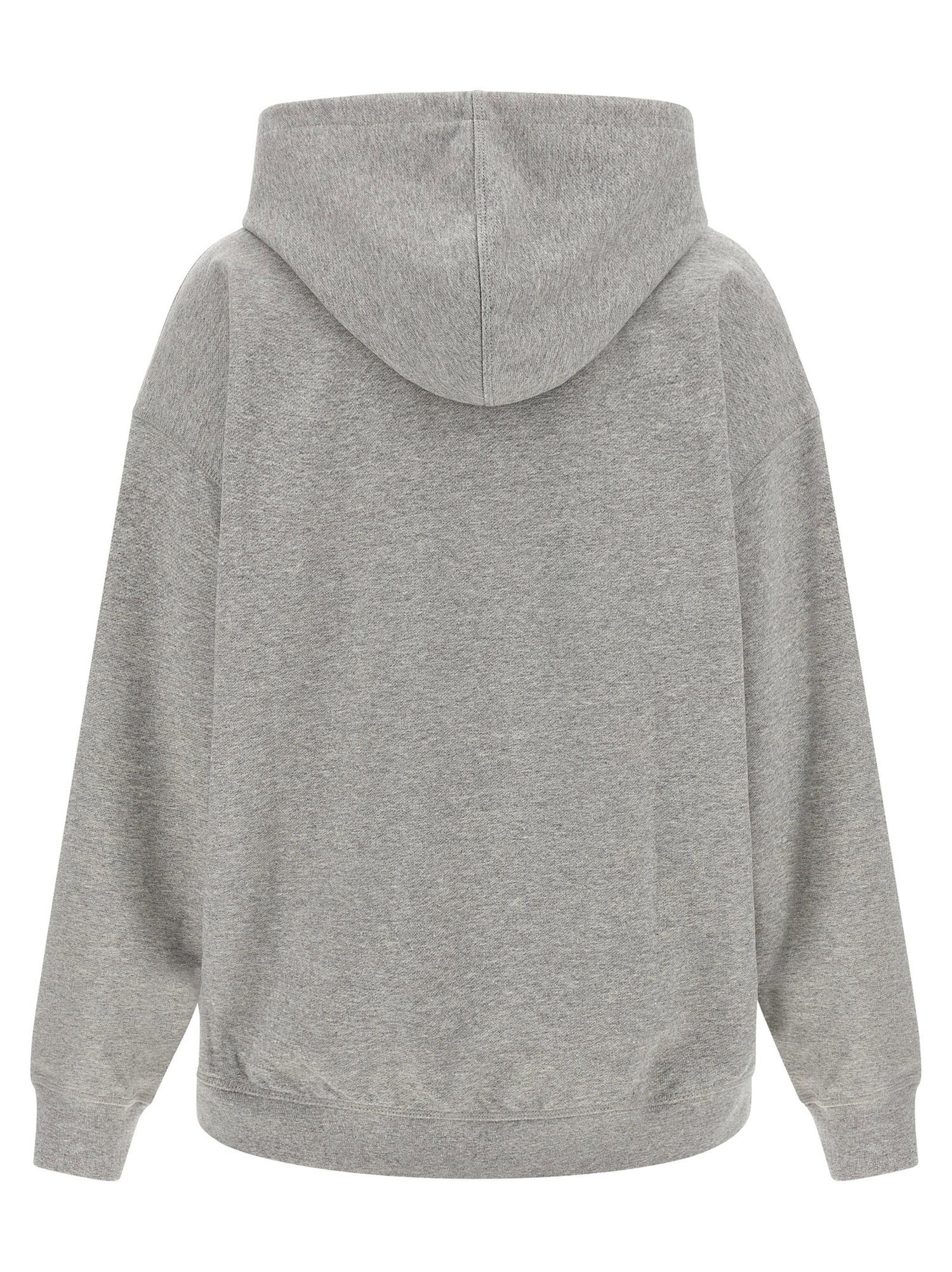 Ganni Grey Tiger Hoodie Gray