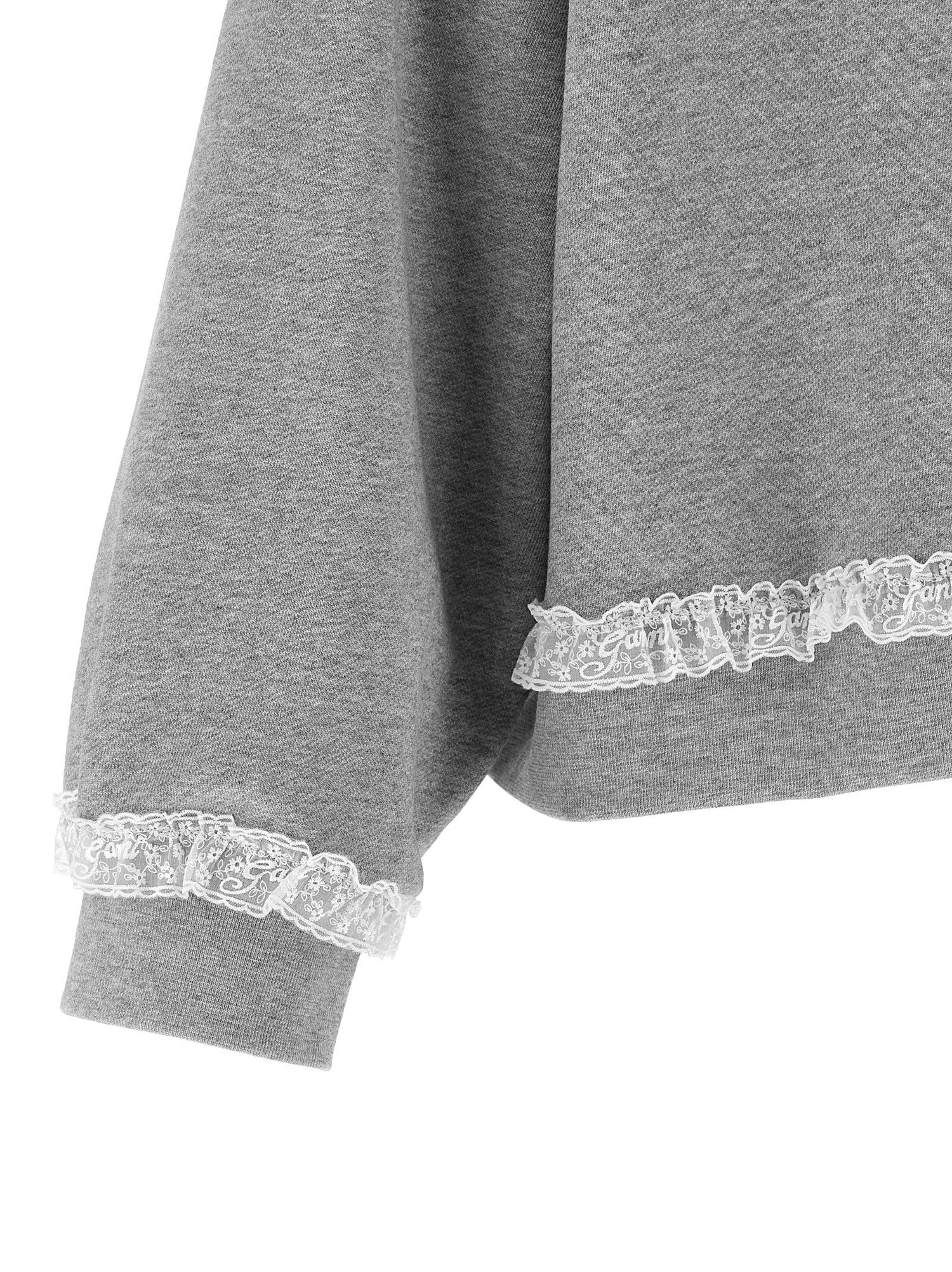 Ganni Isoli Sweatshirt Gray