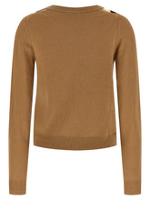 Ganni Diamond-shaped Cardigan Beige