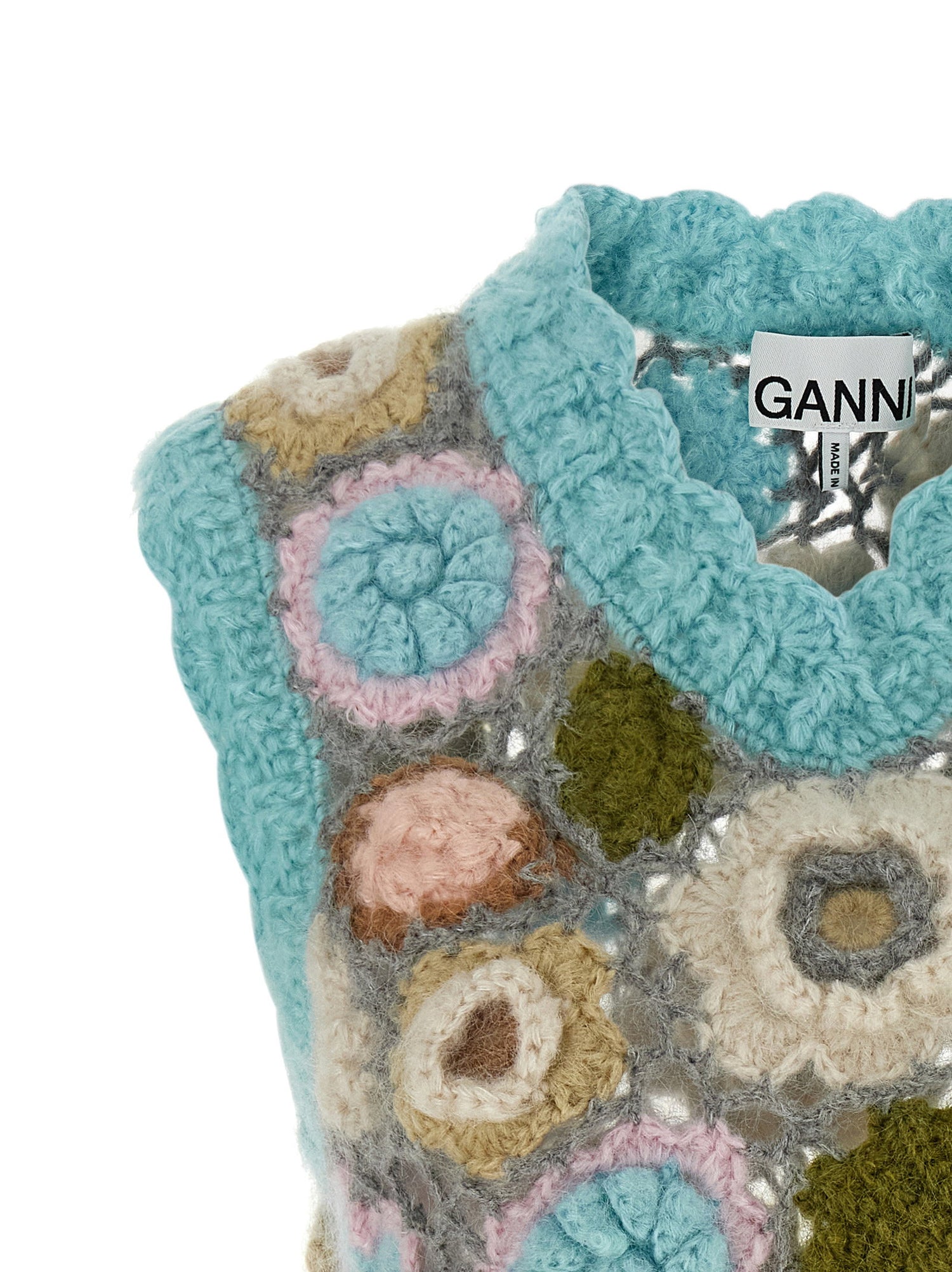 Ganni Dreamy Floral Vest Multicolor