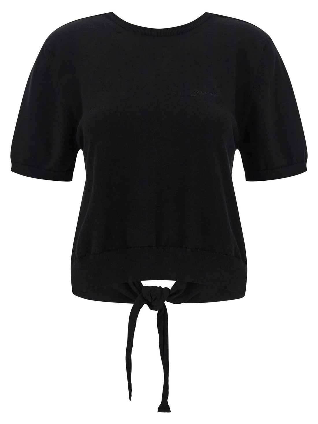 Ganni Bare Back Sweater Black