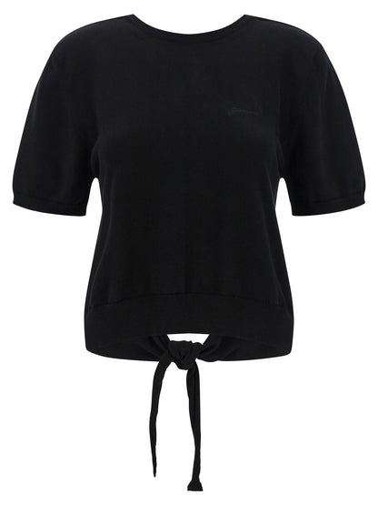 Ganni Bare Back Sweater Black