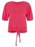 Ganni Bare Back Sweater Fuchsia