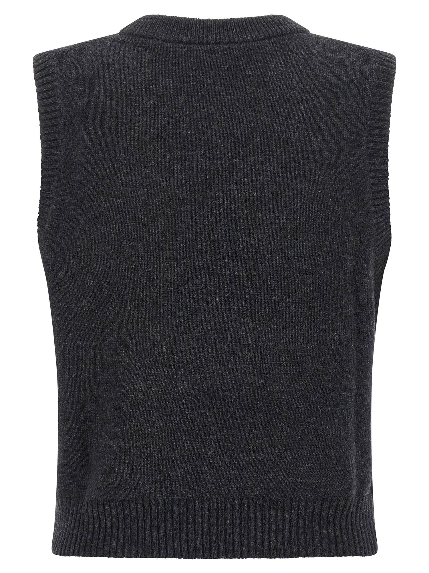Ganni Cherry Vest Black