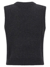 Ganni Cherry Vest Black