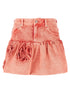Ganni Denim Jeans Skirt Pink