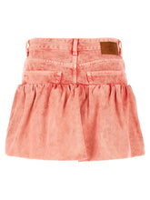 Ganni Denim Jeans Skirt Pink