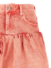 Ganni Denim Jeans Skirt Pink