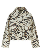 Ganni Laminated Fabric Jacket Multicolor