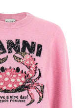 Ganni Crab Sweater Pink