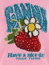 Ganni Strawberry Vest Pink