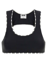 Moschino Sporty Top White/black