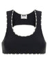 Moschino Sporty Top White/black