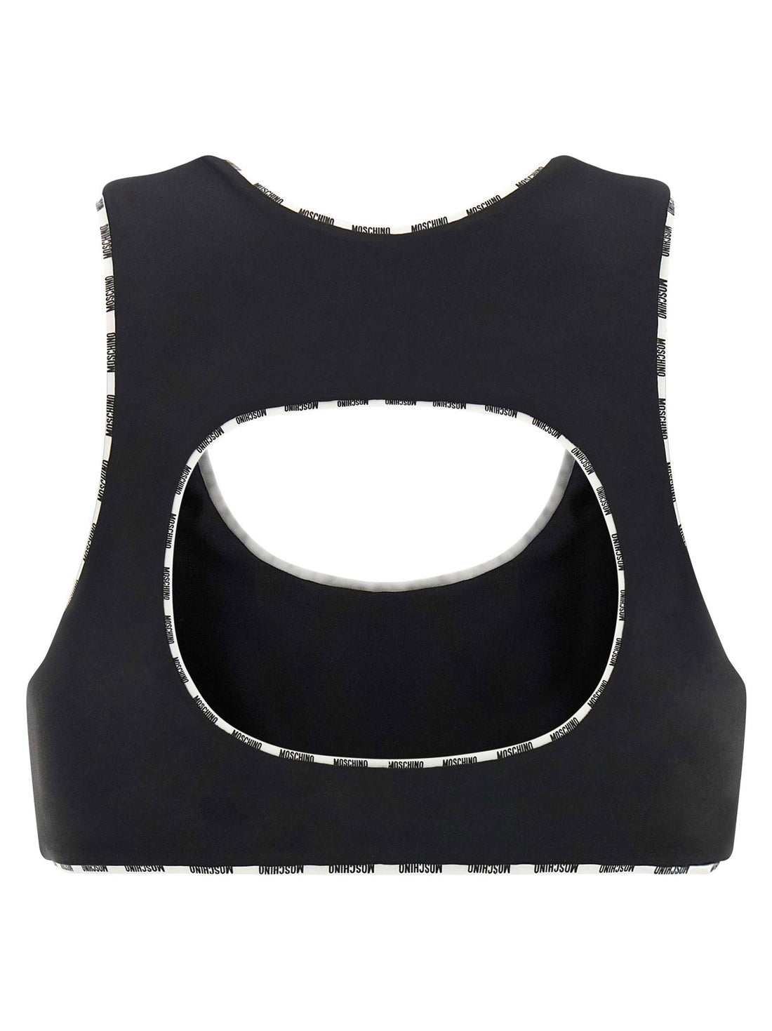 Moschino Sporty Top White/black