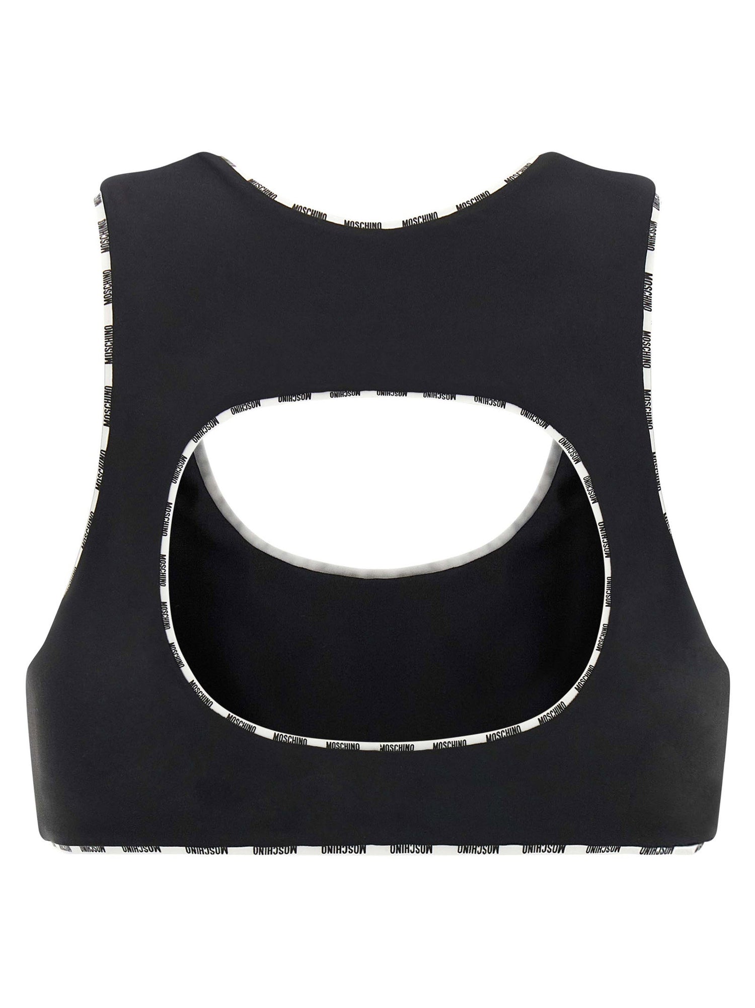 Moschino Sporty Top White/black