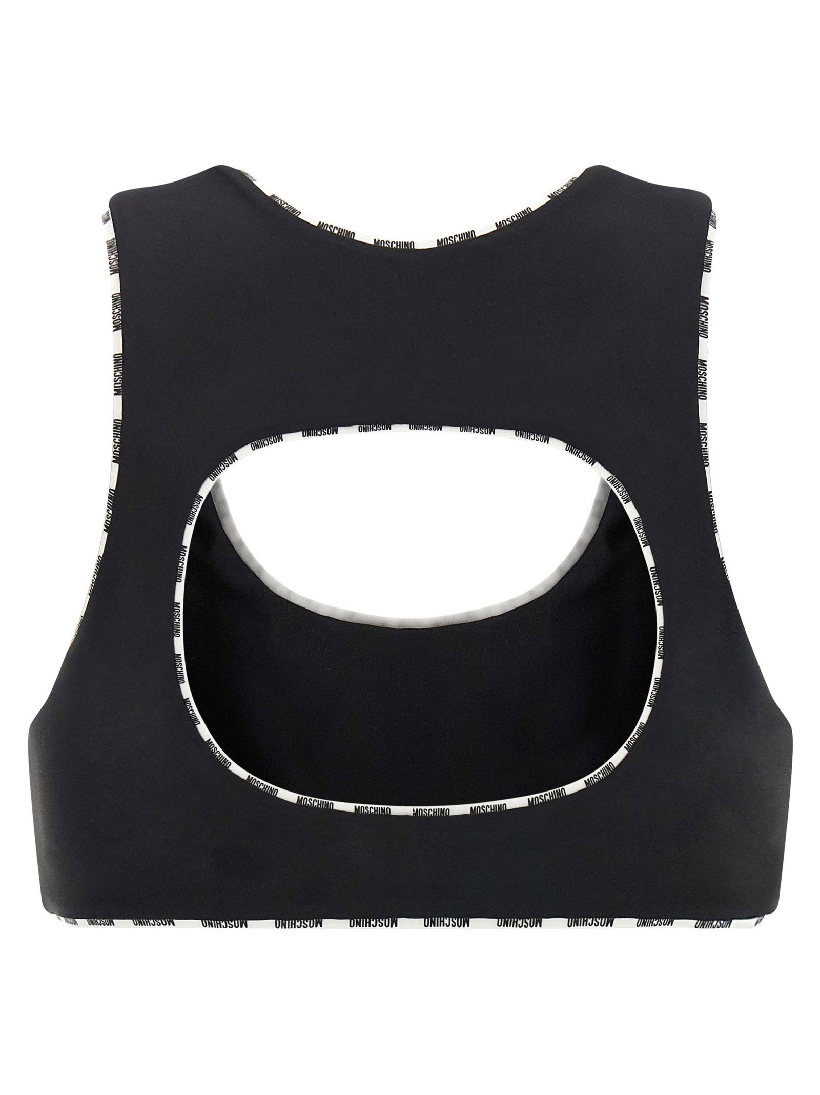 Moschino Sporty Top White/black