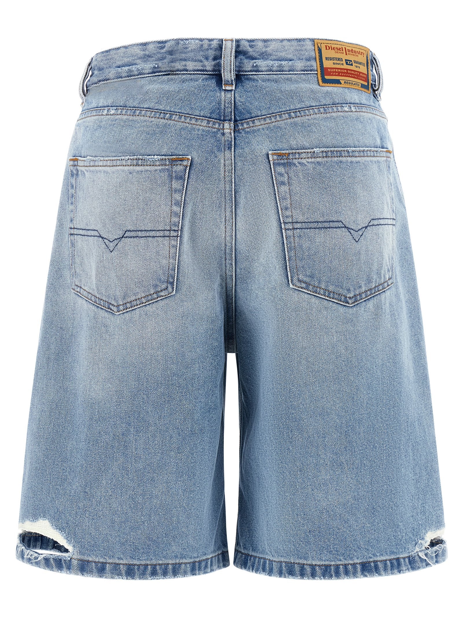 Diesel De-sire-short Bermuda Shorts Light Blue
