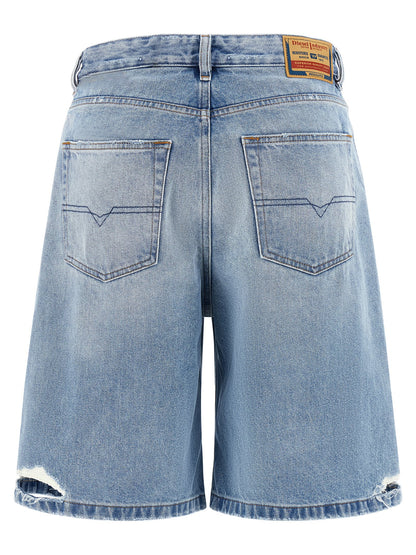 Diesel De-sire-short Bermuda Shorts Light Blue