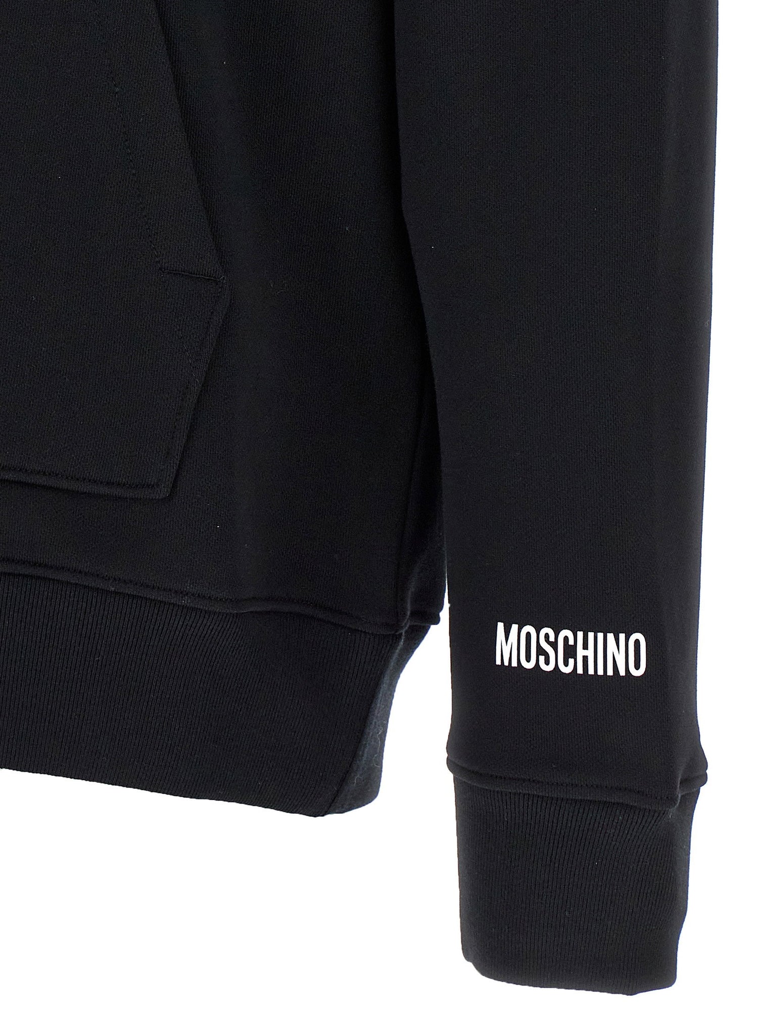 Moschino Smiley Hoodie Black