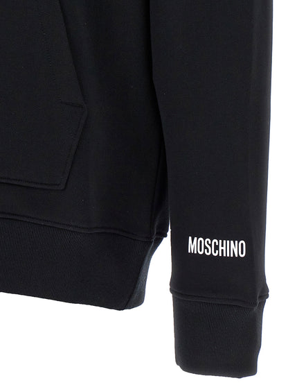 Moschino Smiley Hoodie Black
