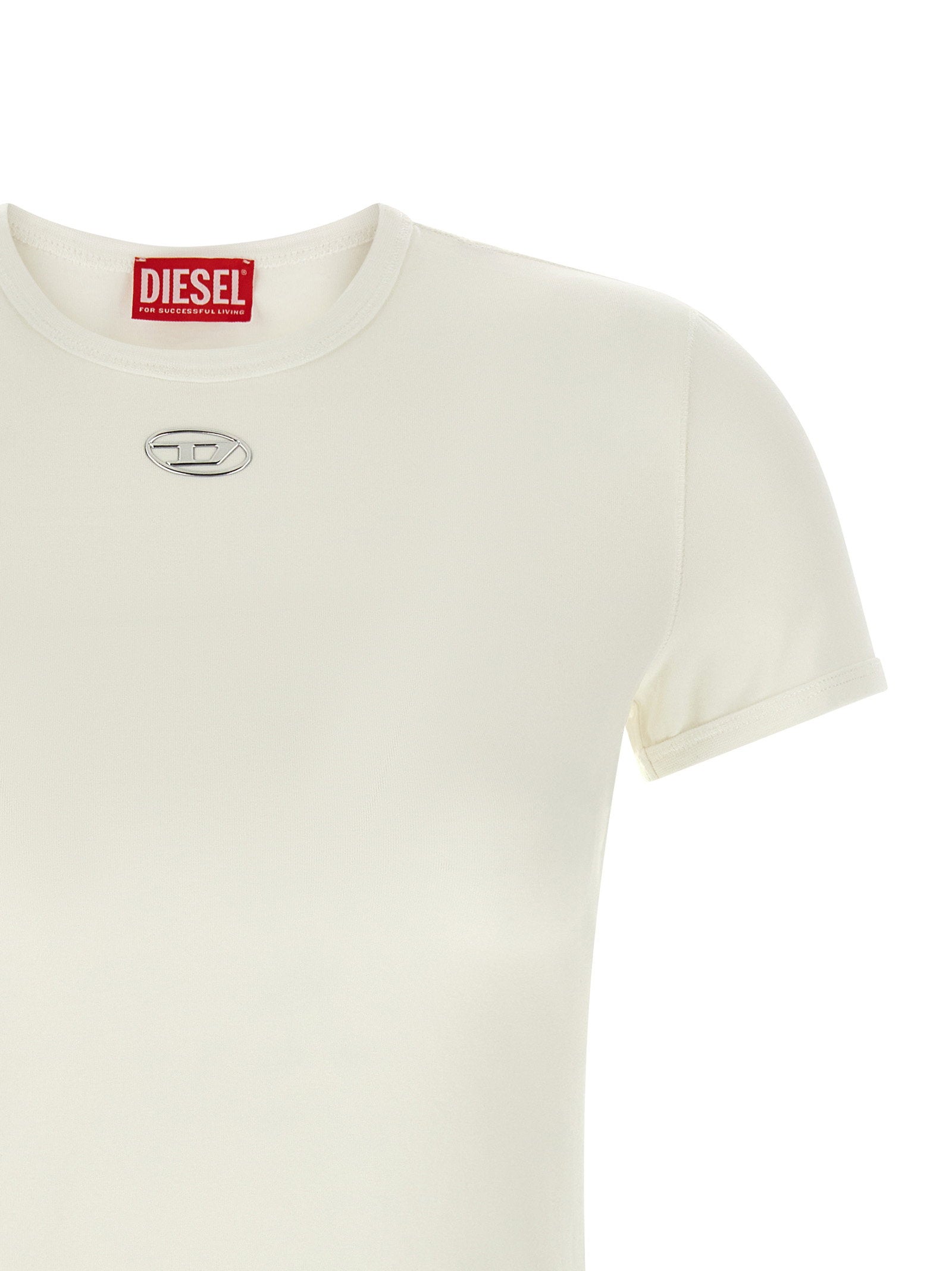 Diesel Uncutieslong-od T-shirt White