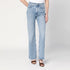 Agolde Faded High-Rise Regenerated Denim Jeans Blue