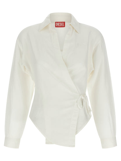 Diesel C-delphos-s3 Shirt White