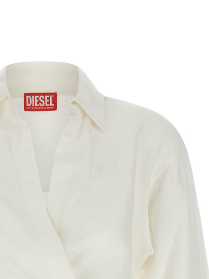 Diesel C-delphos-s3 Shirt White