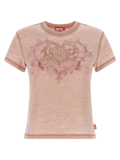 Diesel T-ila-aa1 T-shirt Pink