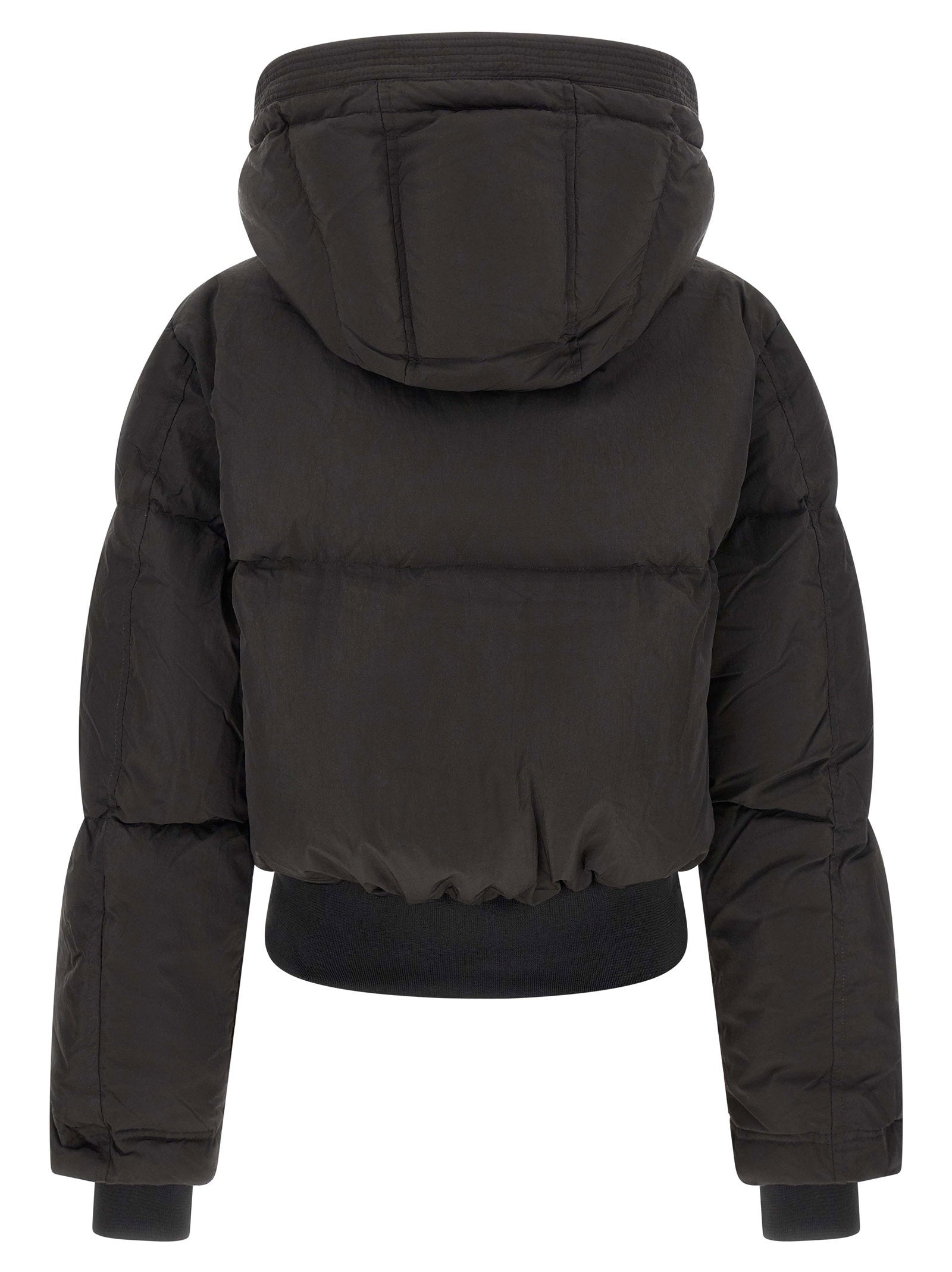 Diesel W-peyt-short-new-wd Down Jacket Black