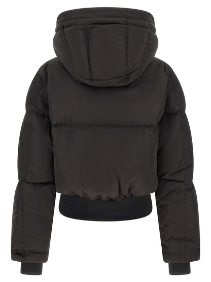 Diesel W-peyt-short-new-wd Down Jacket Black
