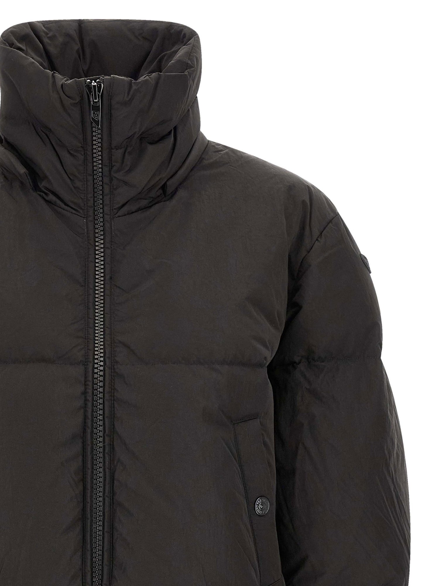 Diesel W-peyt-short-new-wd Down Jacket Black