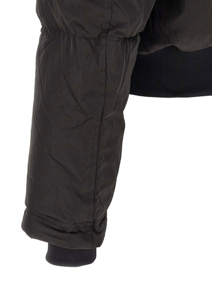 Diesel W-peyt-short-new-wd Down Jacket Black