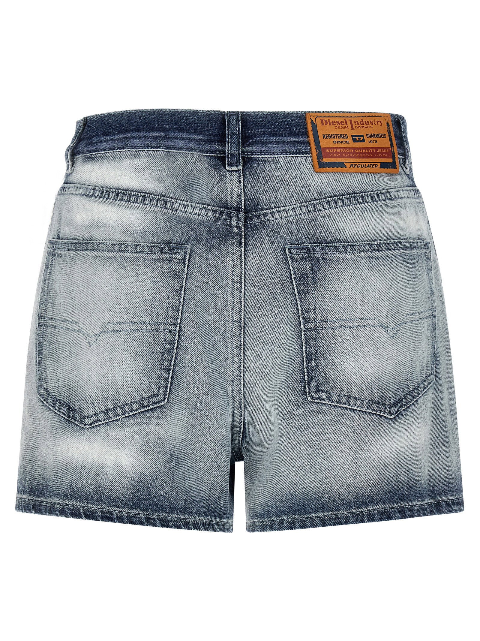 Diesel De-helios-fsi Shorts Light Blue