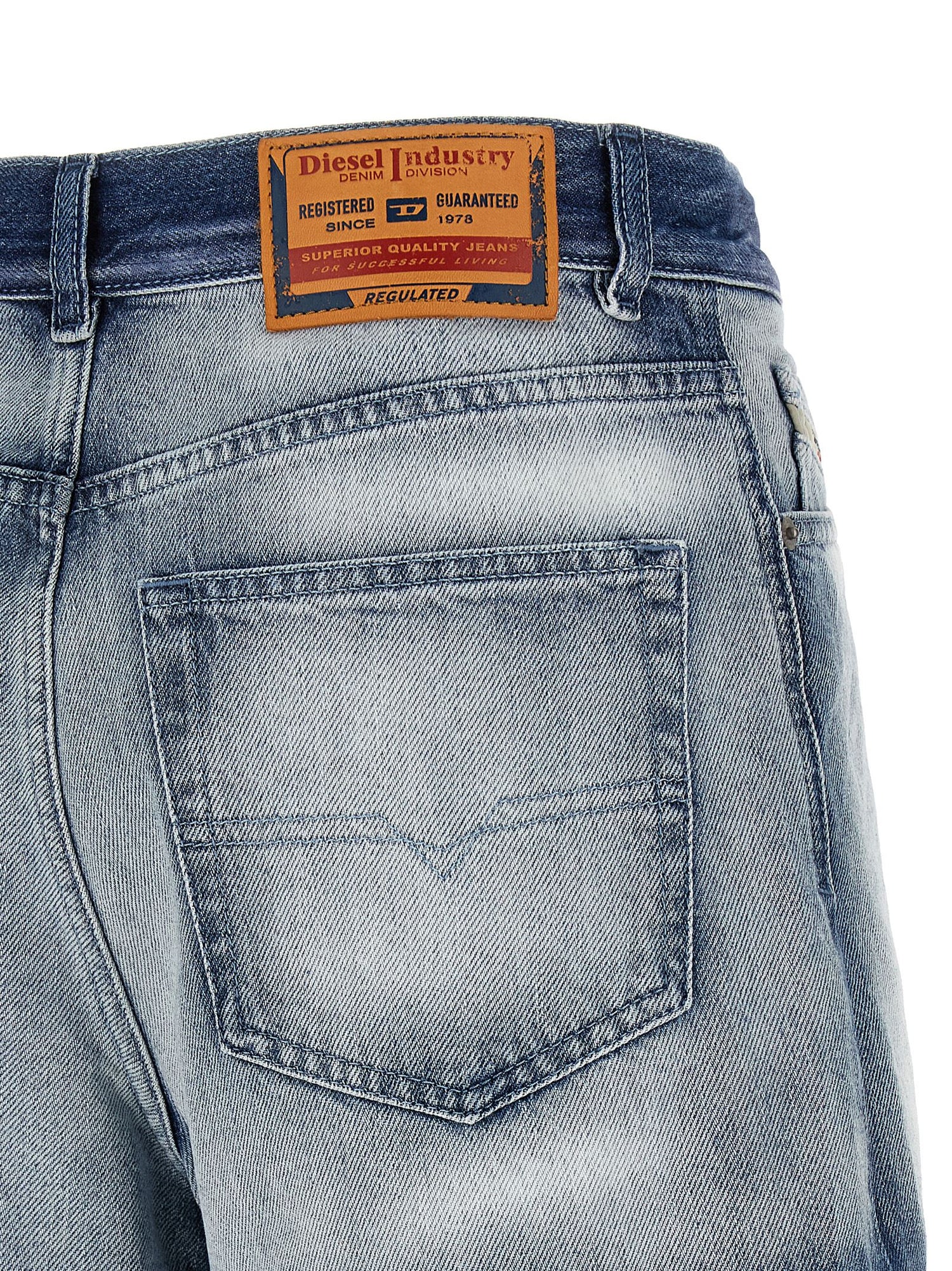 Diesel De-helios-fsi Shorts Light Blue