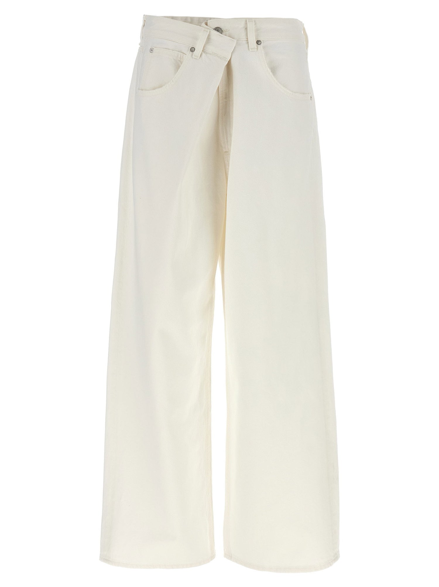 Agolde Vana Fold Jeans White