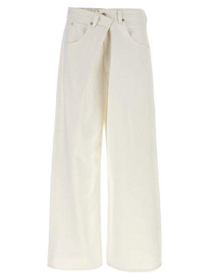 Agolde Vana Fold Jeans White