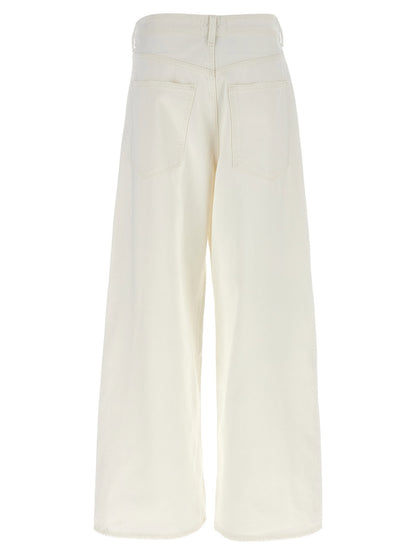 Agolde Vana Fold Jeans White