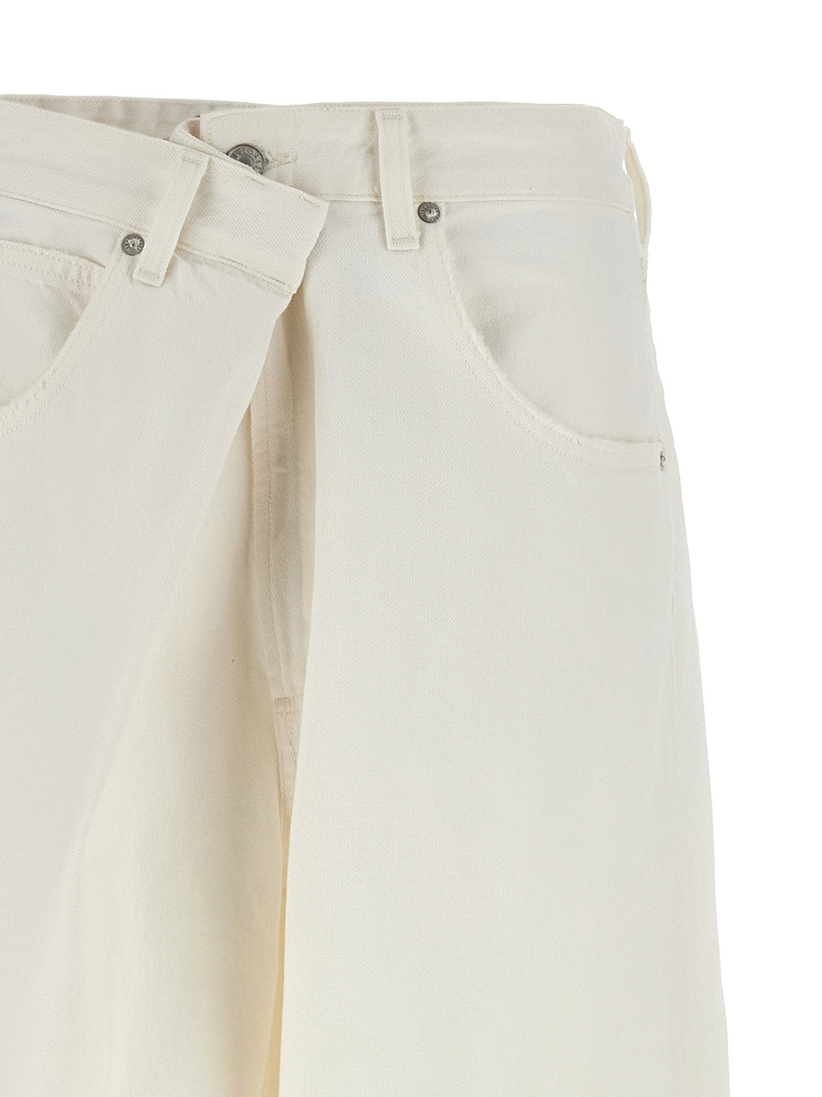 Agolde Vana Fold Jeans White