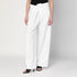 Agolde Wide-Leg Asymmetrical White Jeans White