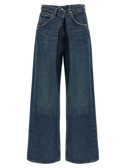 Agolde Vana Fold Jeans Blue