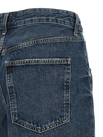 Agolde Vana Fold Jeans Blue