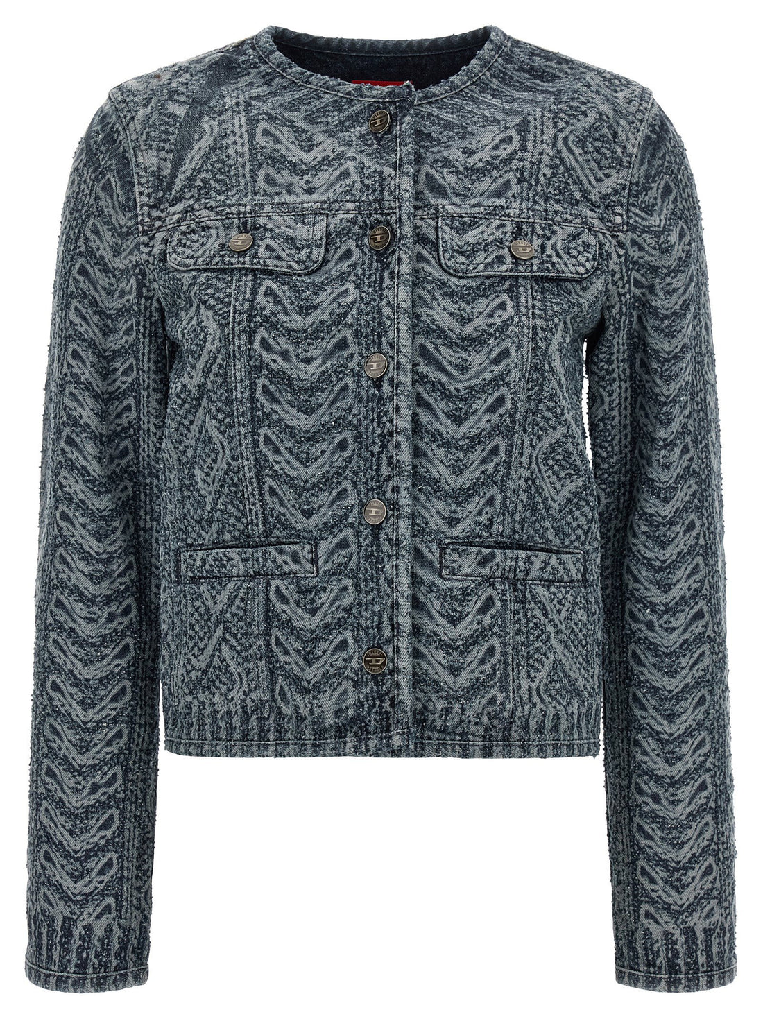 Diesel De-grafy-s2 Denim Jacket Blue