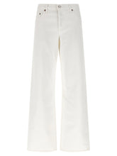 Agolde Low Rise Loose Jeans White
