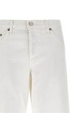 Agolde Low Rise Loose Jeans White