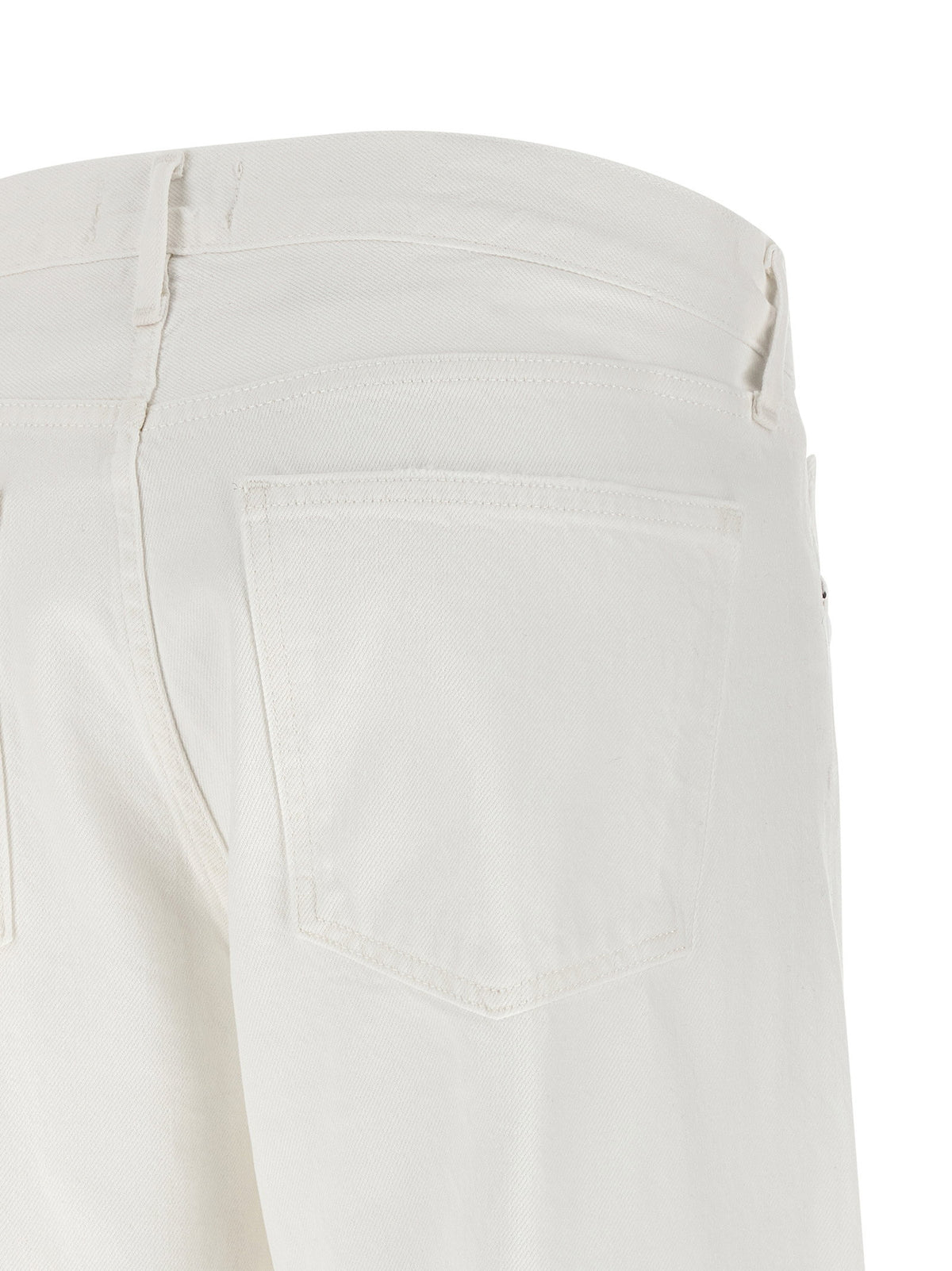 Agolde Low Rise Loose Jeans White